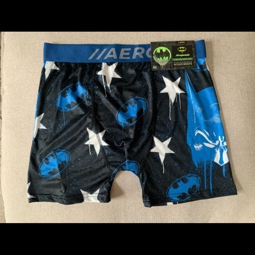 AEROPOSTALE MEN'S BATMAN BOXER BRIEF SIZE L